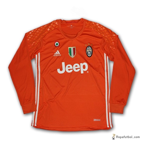 Camiseta Juventus Replica Primera Ropa ML Portero 2016/17 Naranja